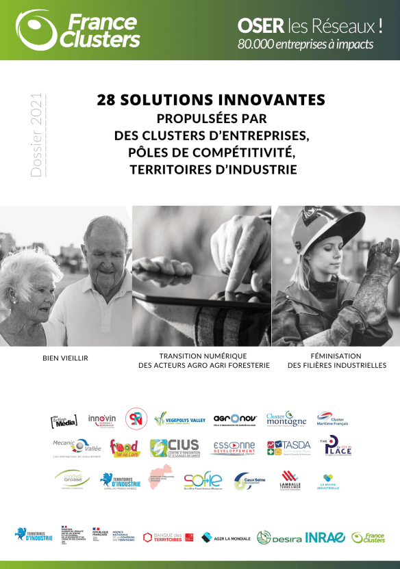 28 solutions innovantes propulsEes par des clusters d’entreprises, pOles de compEtitivitE, territoires d’industrie
